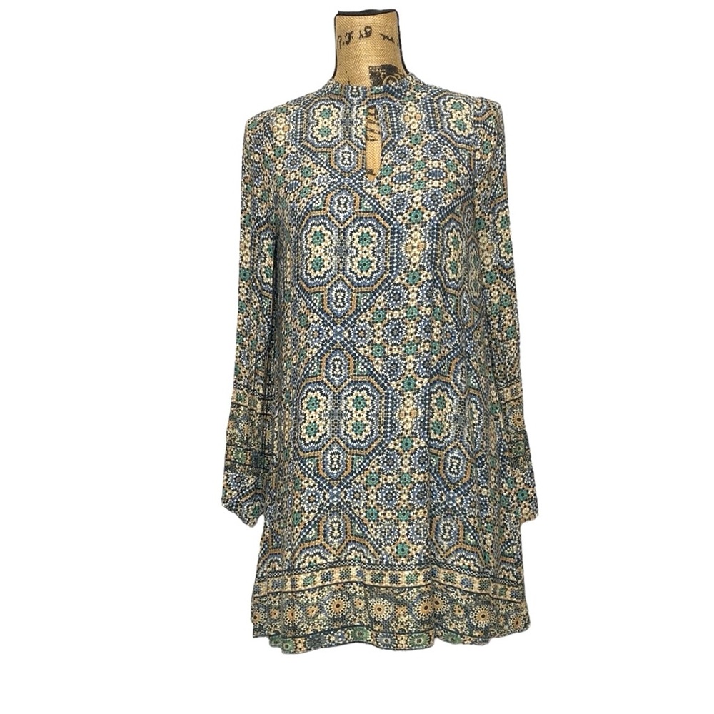 Boho A-Line Mini Dress S
